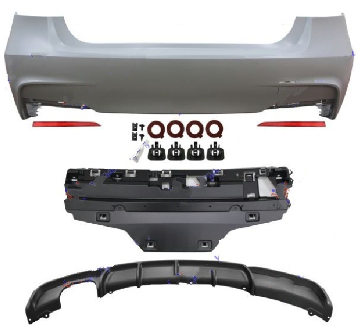 Bara spate model M cu evacuare stanga BMW Seria 3 F30.