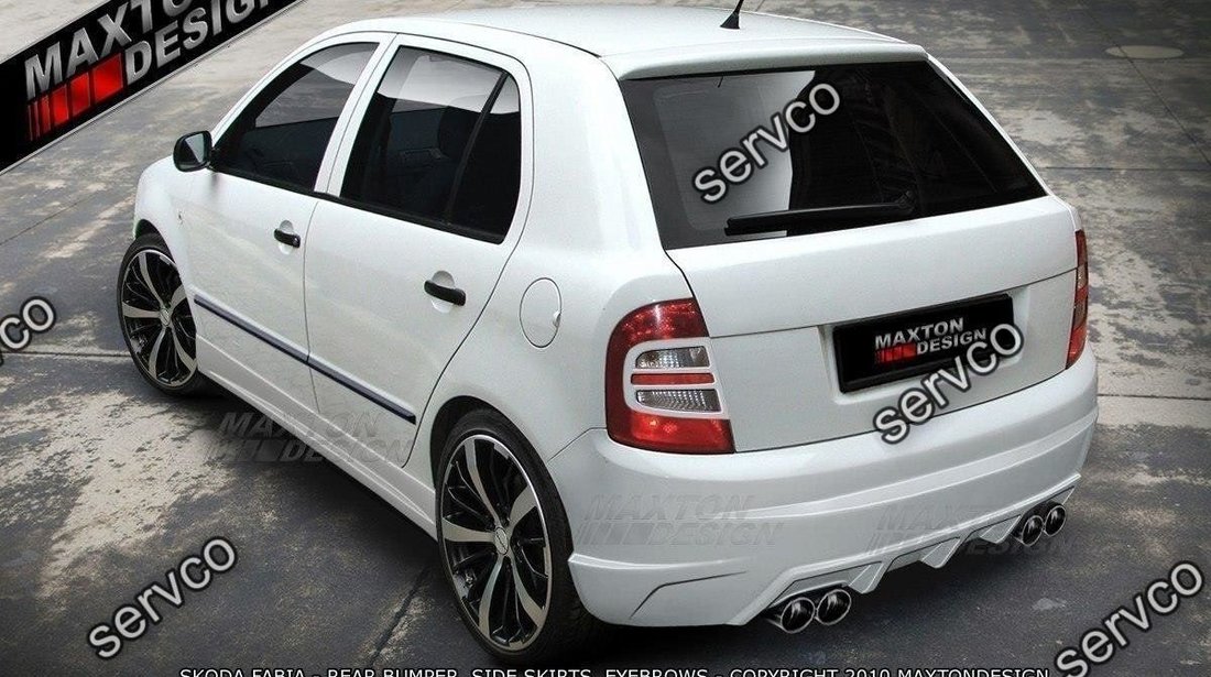 Bara spate Skoda Fabia Mk1 Demonic 1999-2007 v2