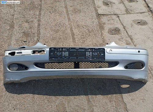 Bara Spoiler Fata Completa cu Capace Spalatoare Faruri Mercedes Clasa C Class W203 2001 - 2004 Culoa...