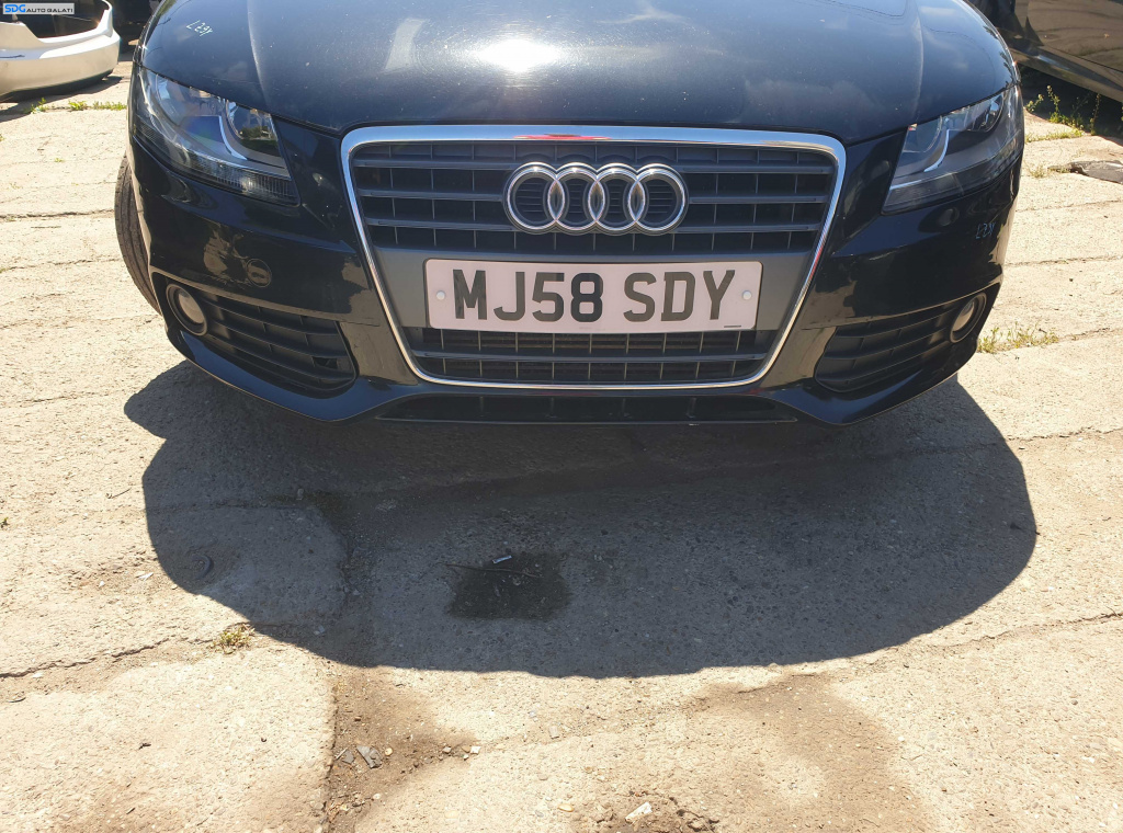 Bara Spoiler Fata Completa cu Grila si Emblema Audi A4 B8 NFL Non Facelift 2008 - 2012 Culoare LZ9Y [K5222] [K5223]