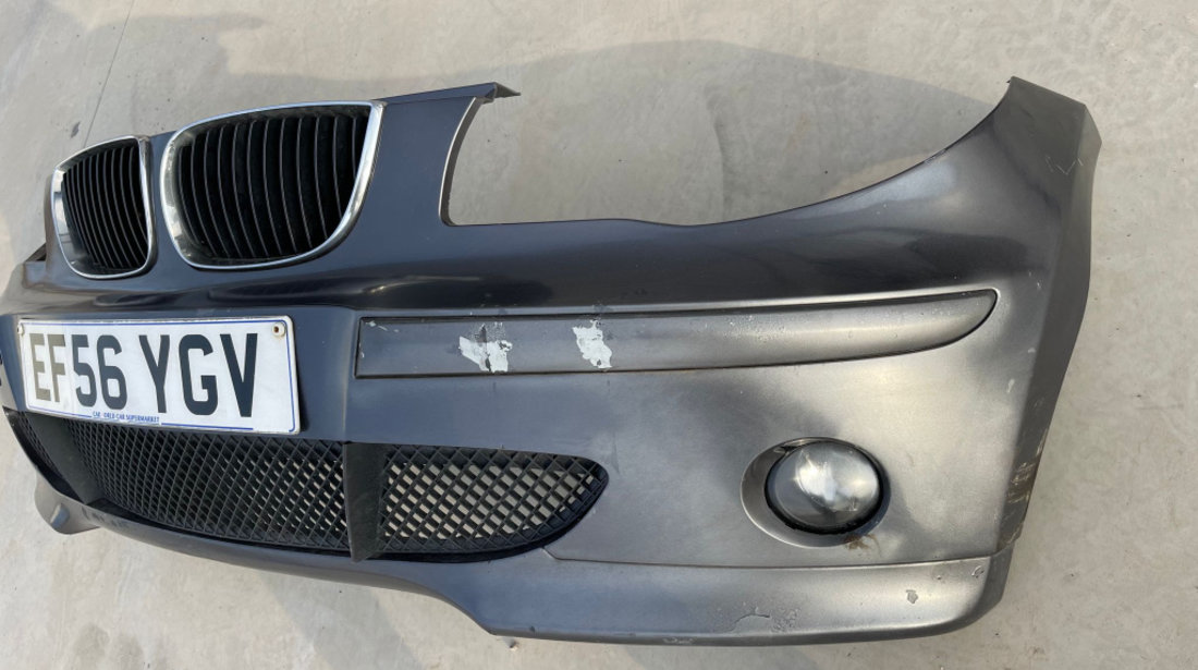 Bara Spoiler Fata Completa cu Grile si Proiectoare BMW Seria 1 E81 E87 2004 - 2008 Cod BM04025BAN [Z0072]