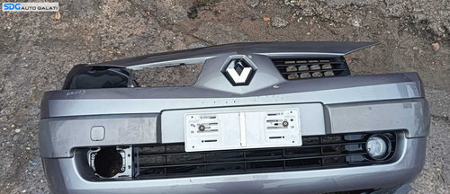 Bara Spoiler Fata Completa cu Grile si Proiectoare Renault Megane 2 NFL Non Facelift 2002 - 2005 Cul...