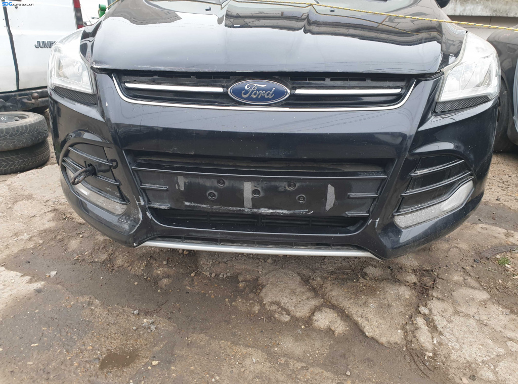 Bara Spoiler Fata Completa FARA Grila cu Emblema cu Imperfectiuni Ford Kuga 2 2012 - 2016 Culoare FD [K3662]