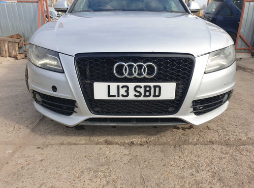 Bara Spoiler Fata Completa FARA Grila si Emblema si Locas Senzori de Parcare Audi A4 B8 NFL Non Face...