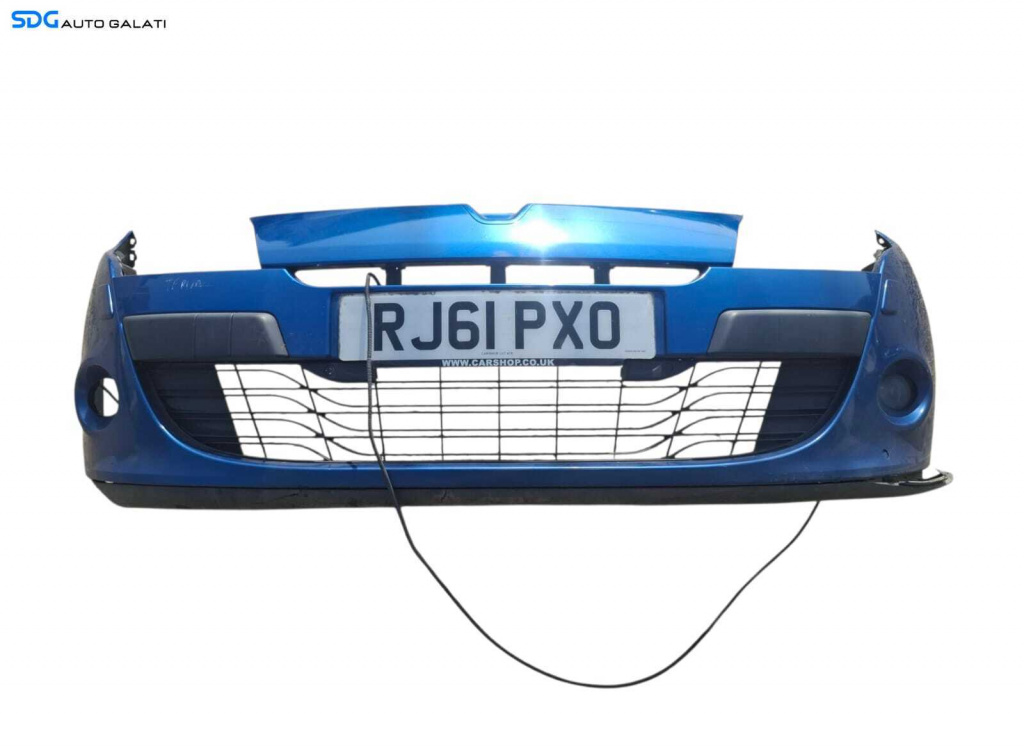 Bara Spoiler Fata cu Grila Inferioara Proiectoare Spalatoare Faruri si Locas Senzori Parcare Renault Megane 3 NFL Non Facelift 2008 - 2015 Culoare TERNA [V0373]