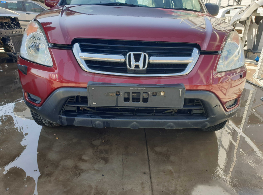 Bara Spoiler Fata cu Grile Inferioare cu Locas Spalatoare Faruri FARA Grila cu Emblema Honda CR-V 2002 - 2006 Culoare R517P Redondo Red Pearl [K6962]