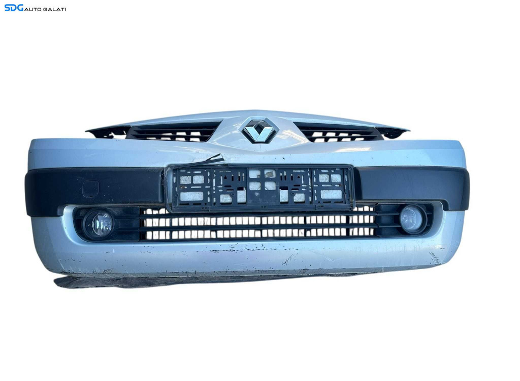Bara Spoiler Fata cu Grile si Proiectoare cu Imperfectiuni Renault Megane 2 NFL Non Facelift 2002 - 2005 [V0521]