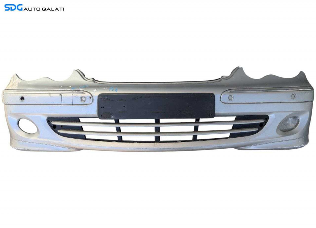 Bara Spoiler Fata cu Locas Pentru Senzori de Parcare Mercedes Clasa C Class W203 2001 - 2007 [LC2017]