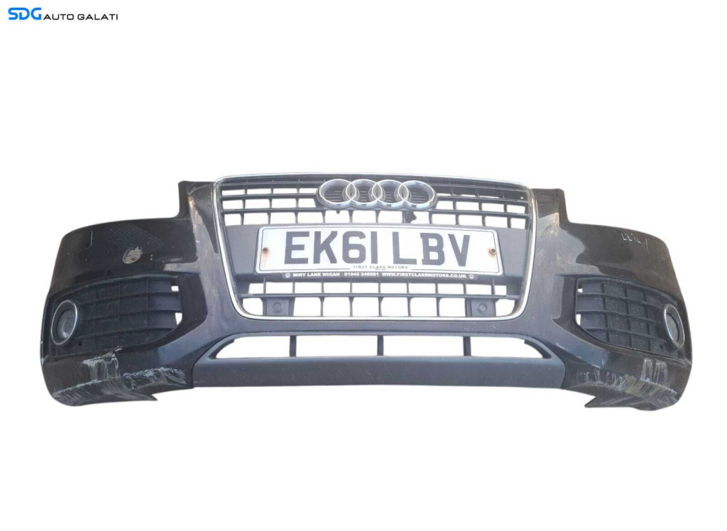 Bara Spoiler Fata Cu Spalatoare si Locas Senzor Parcare Completa cu Grila si Emblema Proiectoare Audi A5 S Line 2008 - 2012 Cod 8T0807437D [LC1461]