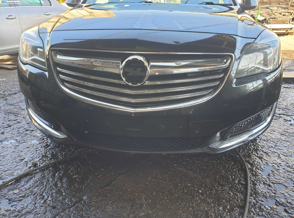 Bara Spoiler Fata FARA Grila si Emblema cu Locas Senzori Parcare Opel Insignia A FL Facelift 2013 - 2017 Culoare Z22C [K6052]