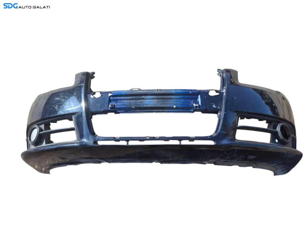 Bara Spoiler Fata S-Line cu Grila Grile Proiector Proiectoare Audi A4 B7 2004 - 2008 (Se prezinta exact cum se vede in poze, are lipsa prinderile de la aripa) [LC0376]