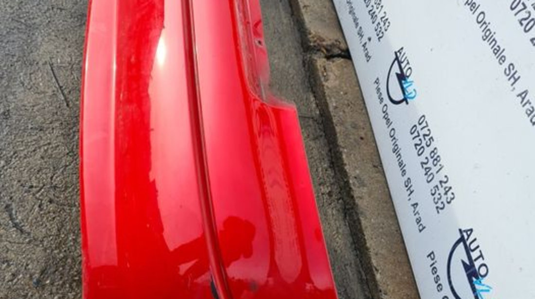 Bara spoiler masca spate Opel Astra G rosu Hatchback coupe