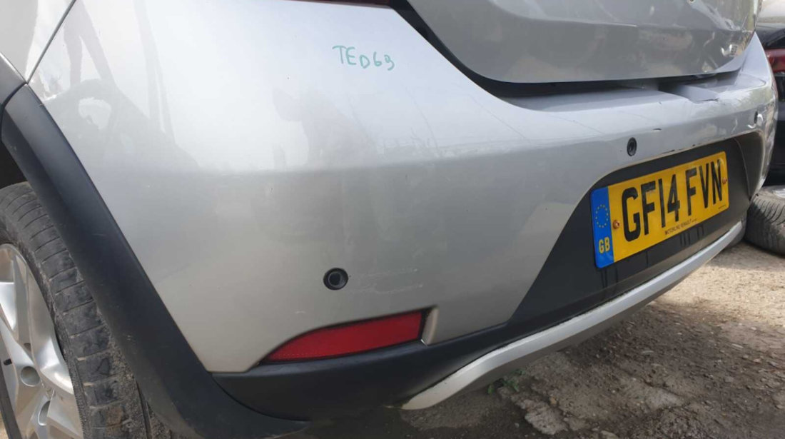 Bara Spoiler Spate cu Defect cu Locas Senzori Parcare Dacia Sandero 2 Stepway 2012 - 2016 Culoare TED69 [C4622]