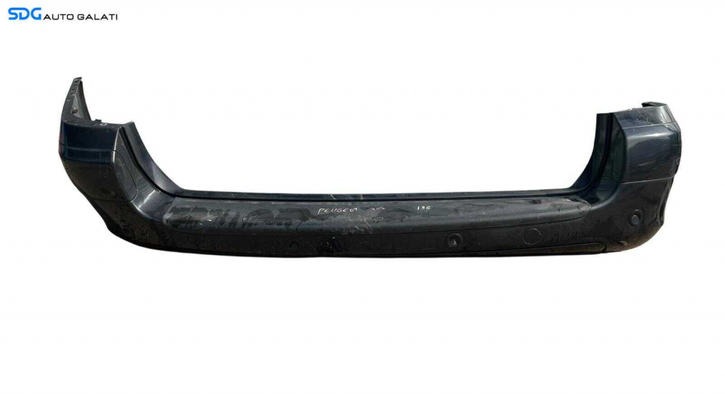Bara Spoiler Spate cu Locas Pentru Senzori Parcare Peugeot 307 SW Break Combi 2001 - 2008 Cod 9640533077 1854156016 [LC1386]
