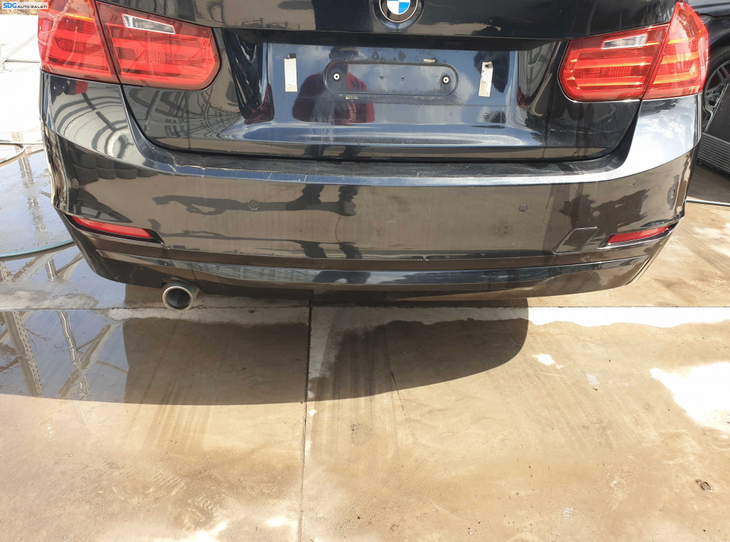 Bara Spoiler Spate cu Locas Senzori Parcare BMW Seria 3 F30 Sedan Berlina NFL Non Facelift 2011 - 2014 Culoare 475 Black Sapphire Metallic [K6662]