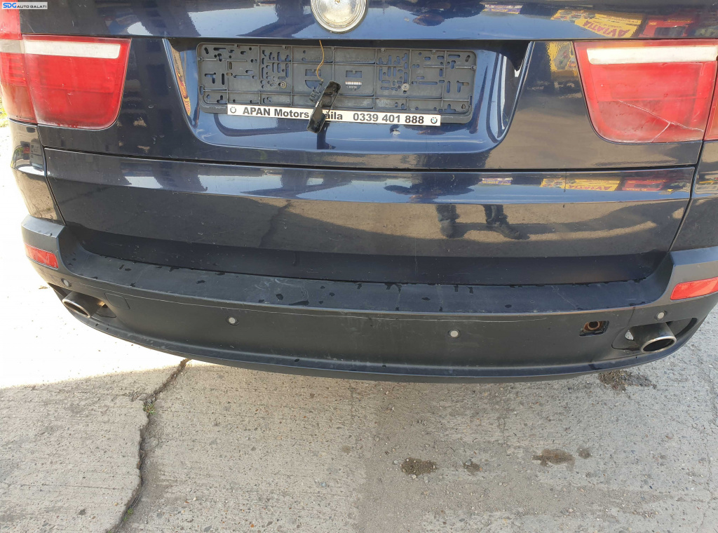 Bara Spoiler Spate cu Locas Senzori Parcare BMW X5 E70 NFL Non Facelift 2006 - 2011 [K4873]