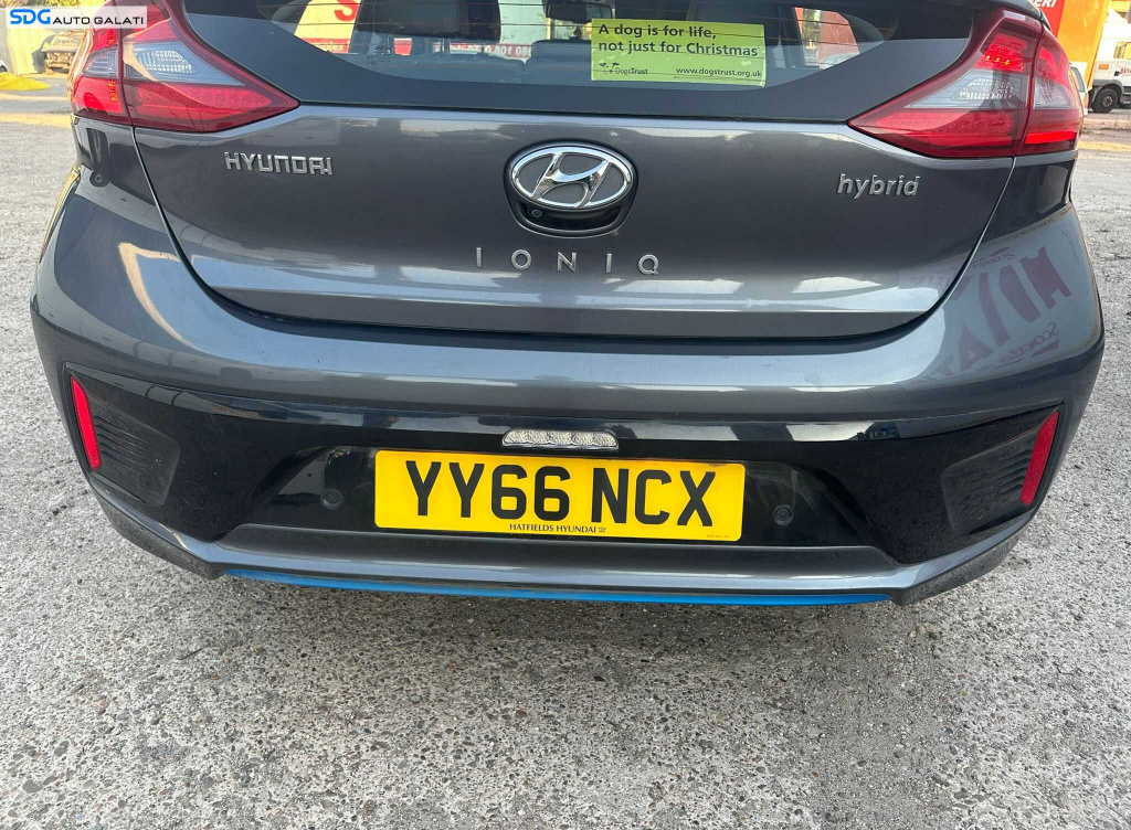 Bara Spoiler Spate cu Locas Senzori Parcare cu Imperfectiuni Hyundai Ioniq 2016 - 2019 Culoare YT3 Stardust Gray [K6461]