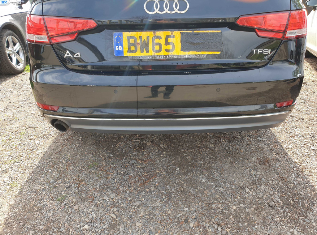 Bara Spoiler Spate cu Locas Senzori Parcare cu DEFECT Audi A4 B9 Berlina Sedan NFL Non Facelift 2015 - 2019 Culoare LY9B [K4043]