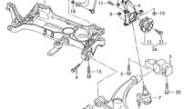 Bara stabilizatoare fata Volkswagen Passat B6 (3C2...