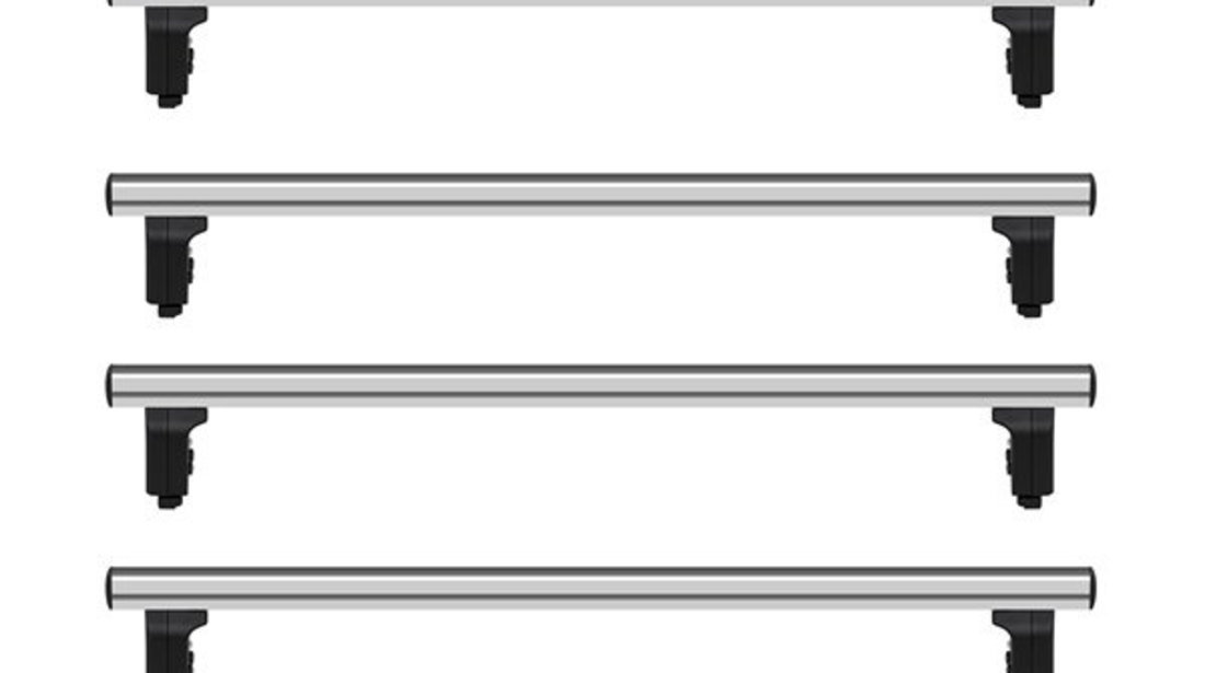 Bare transversale Mercedes Sprinter III, model 2018+, L1,L2,L3,L4 - H1,H2,H3, aluminiu, Menabo Professional