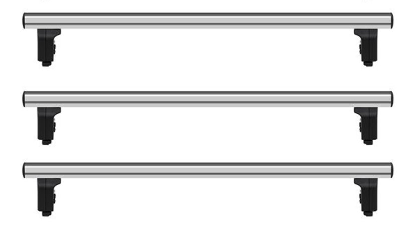 Bare transversale Nissan Interstar, model 1997-2010, L2,L3 - H2,H3, aluminiu, Menabo Professional