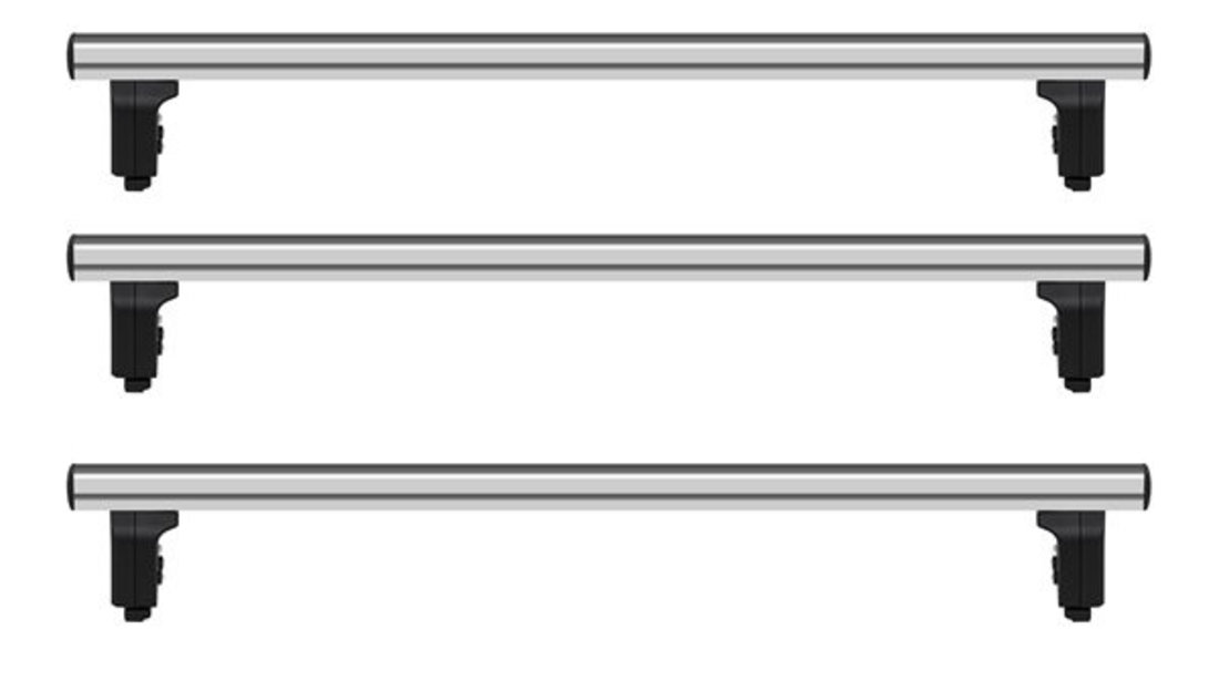 Bare transversale Ram ProMaster Van, model 2014+, L1,L2,L3,L4 - H1,H2,H3, aluminiu, Menabo Professional