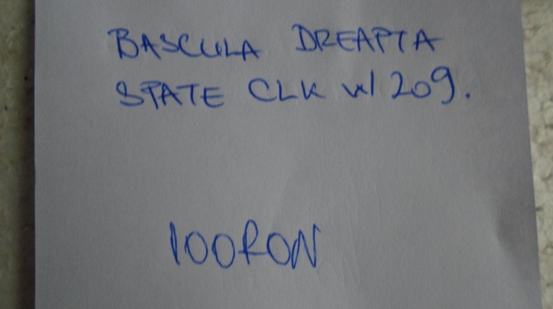 Bascula dr spate clk w209