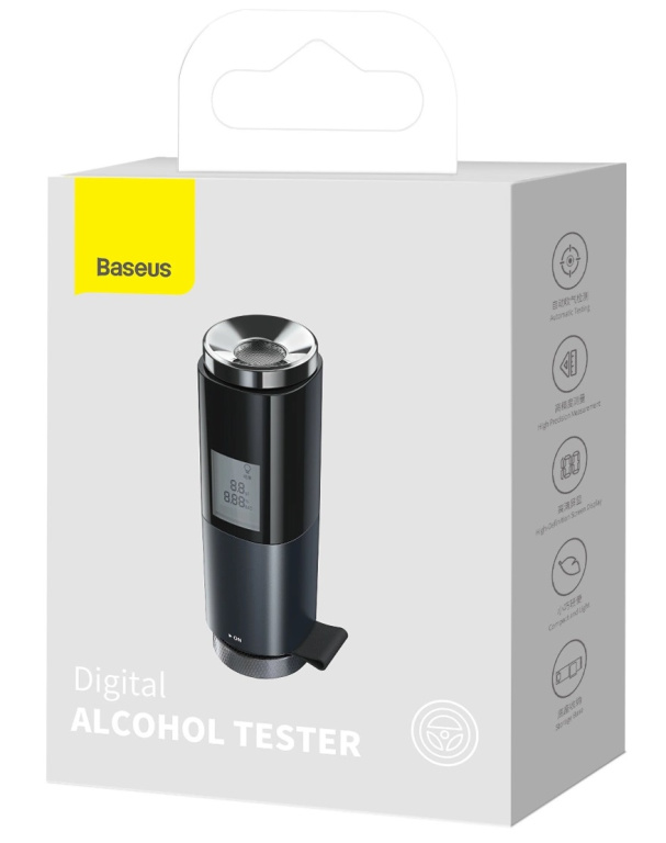 Baseus Alcool Test Digital Negru CRCX-01
