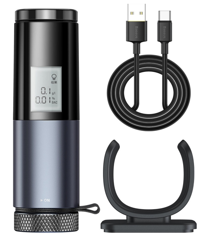 Baseus Alcool Test Digital Negru CRCX-01