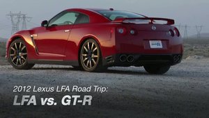 Batalia continua: Lexus LFA versus noul Nissan GT-R