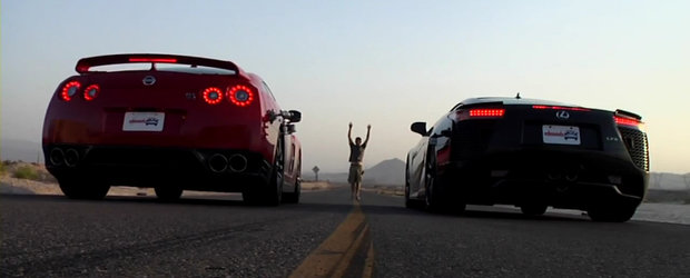 Batalia continua: Lexus LFA versus noul Nissan GT-R