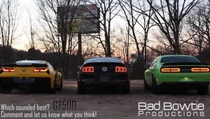 Batalia evacuarilor: Corvette Z06 vs Shelby GT500 vs Dodge Hellcat