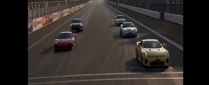 Batalia pentru Fuji Speedway: GT-R vs. LFA vs. Corvette ZR1. vs 911 GT2 RS vs. F430 RSD