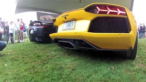 Batalia sunetelor: Aventador versus LFA 2