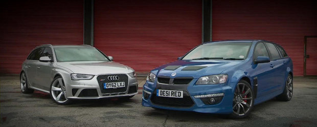 Batalia super-break-urilor: Audi RS4 Avant versus Vauxhall VXR8 Tourer