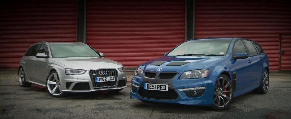 Batalia super-break-urilor: Audi RS4 Avant versus Vauxhall VXR8 Tourer