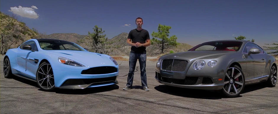 Batalia super-GT-urilor: Aston Martin Vanquish vs Bentley Continental GT Speed