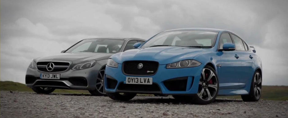 Batalia super-sedanurilor: Jaguar XKR-S versus Mercedes E63 AMG