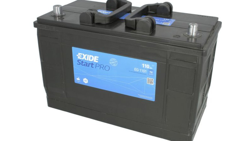 Baterie 12V 110Ah 750A STARTPRO (L+ Borna standard) 349x175x235 B00 - fara flansa montare