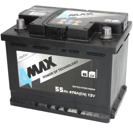 Baterie 4Max 55Ah 470A 12V BAT55/470R/4MAX