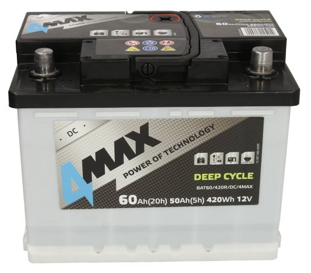Baterie 4Max 60Ah 12V BAT60420RDC4MAX