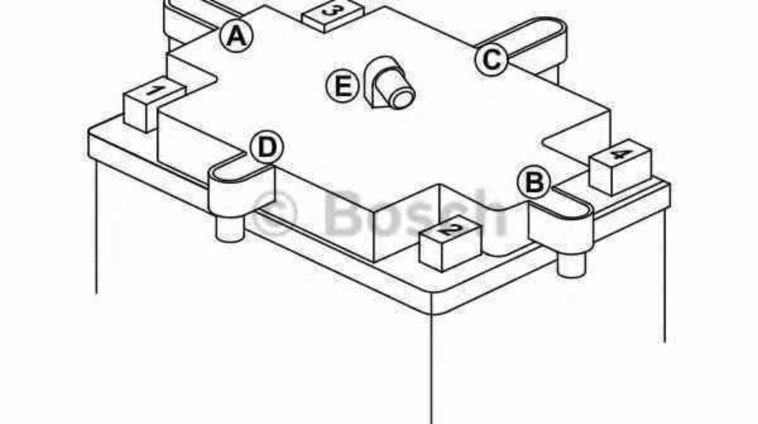 baterie acumulator APRILIA MOTORCYCLES AF-1 Producator BOSCH 0 092 M4F 170