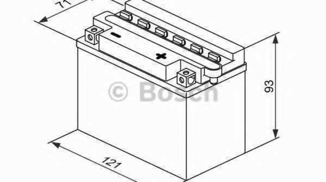 baterie acumulator APRILIA MOTORCYCLES AF-1 Producator BOSCH 0 092 M4F 170