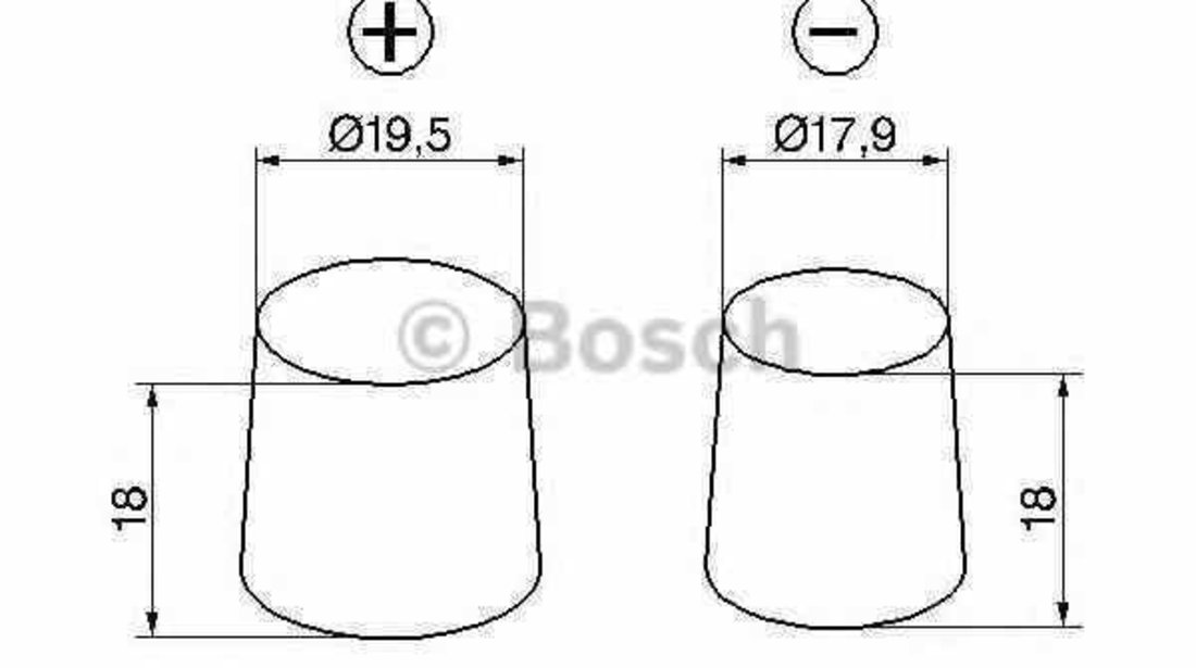 baterie acumulator AUDI 100 4A C4 Producator BOSCH 0 092 S50 100