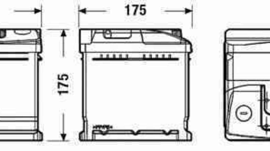 baterie acumulator AUDI 80 8C B4 Producator EXIDE EC652