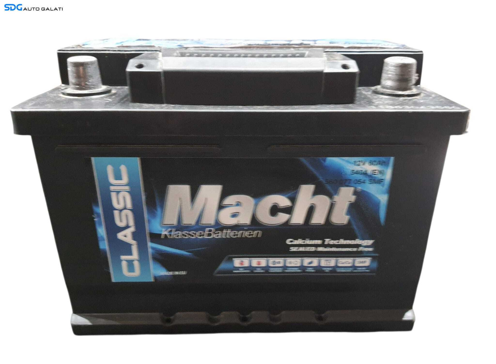 Baterie Acumulator Auto 60AH 540A Macht 560077054 Volkswagen Audi Seat Skoda Ford Opel Toyota BMW Mercedes Renault Peugeot Dacia 1999 - 2020 [D0434]