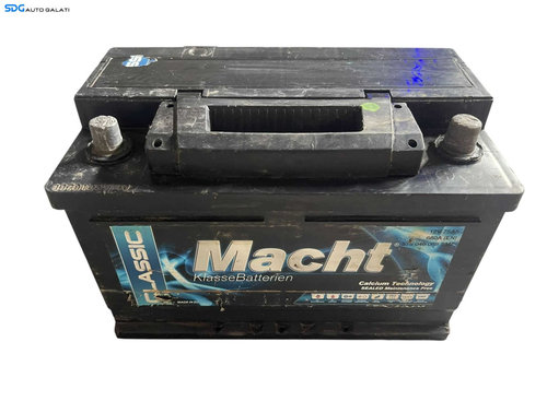 Baterie Acumulator Auto 75AH 680A MACHT 575046068 SMF Volkswagen Audi Seat Skoda Ford Opel Toyota BM...