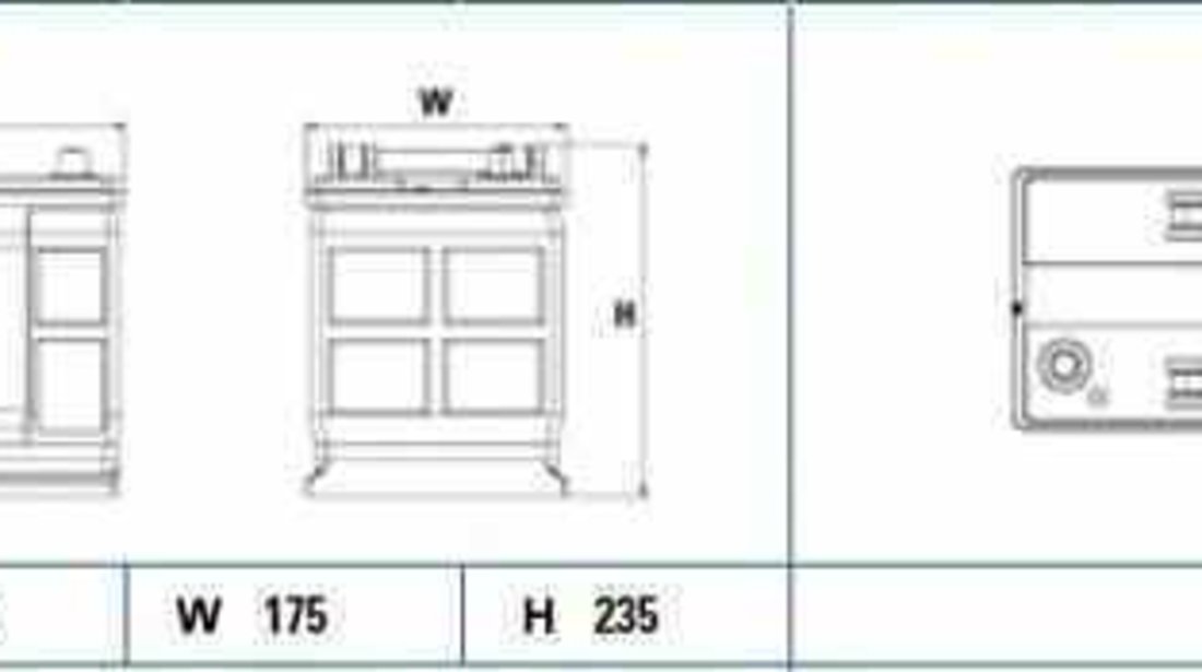 baterie acumulator DAF LF 45 EXIDE EF1202