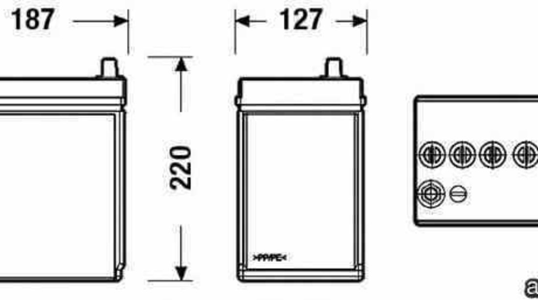 baterie acumulator DAIHATSU CUORE I L55 L60 EXIDE EB356