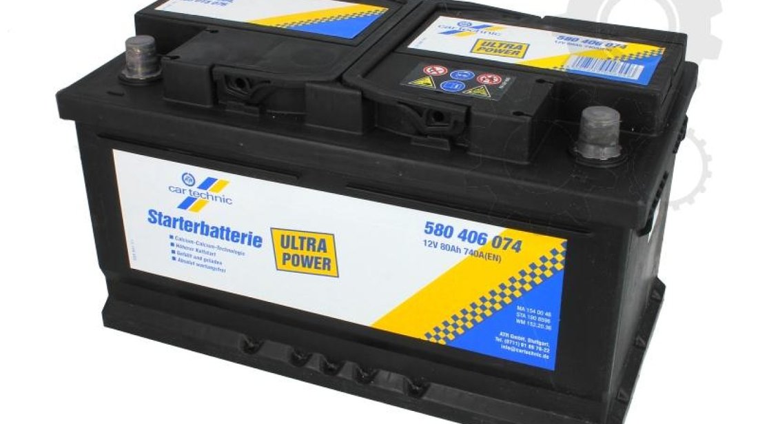 baterie acumulator FORD S-MAX WA6 Producator CARTECHNIC 580406074
